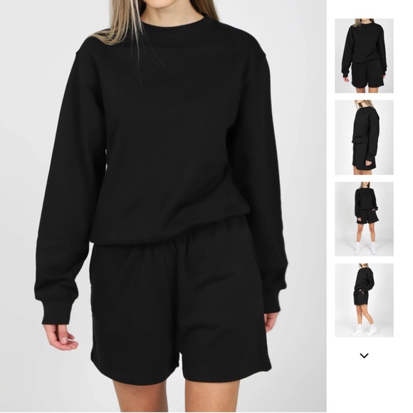 The Best Friend Crew Neck Sweatshirt | True Black - Picture 1 of 2